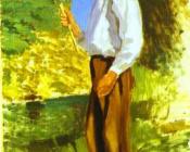 弗雷德里克 巴齐耶 : Louis Auriol Fishing